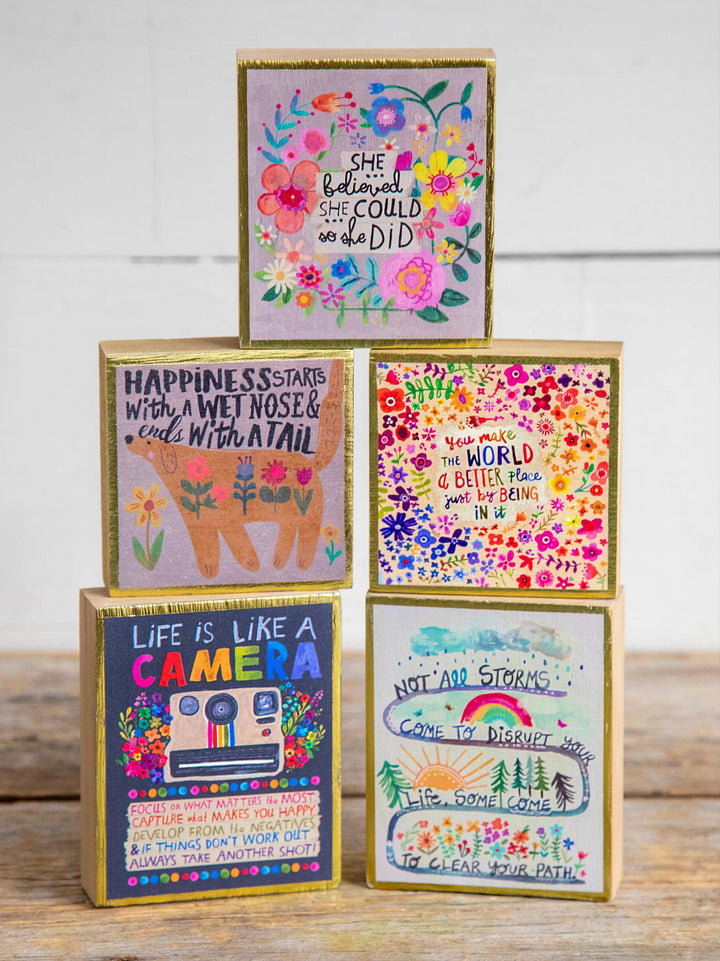 Tiny Block Keepsakes - Not All Storms