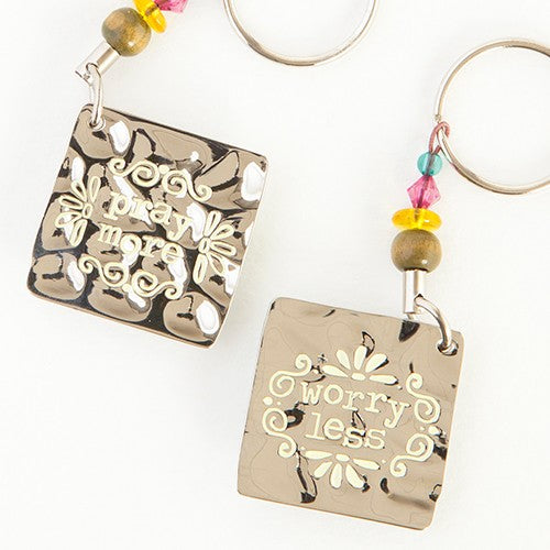 KEYCHAIN TOKEN PRAY MORE