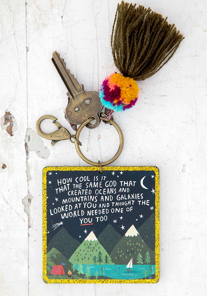 KEYCHAIN CHIRP HOW COOL IS GOD
