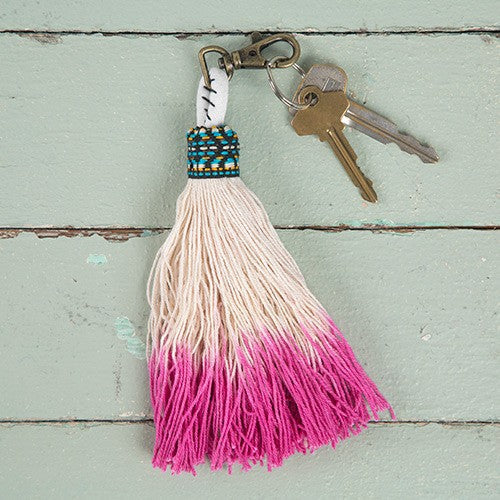 KEYCHAIN VAGABOND TASSEL ROSE