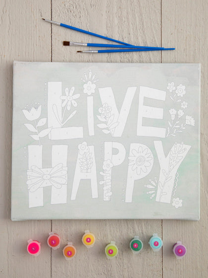 PAINT BY NUMBER LIVE HAPPY