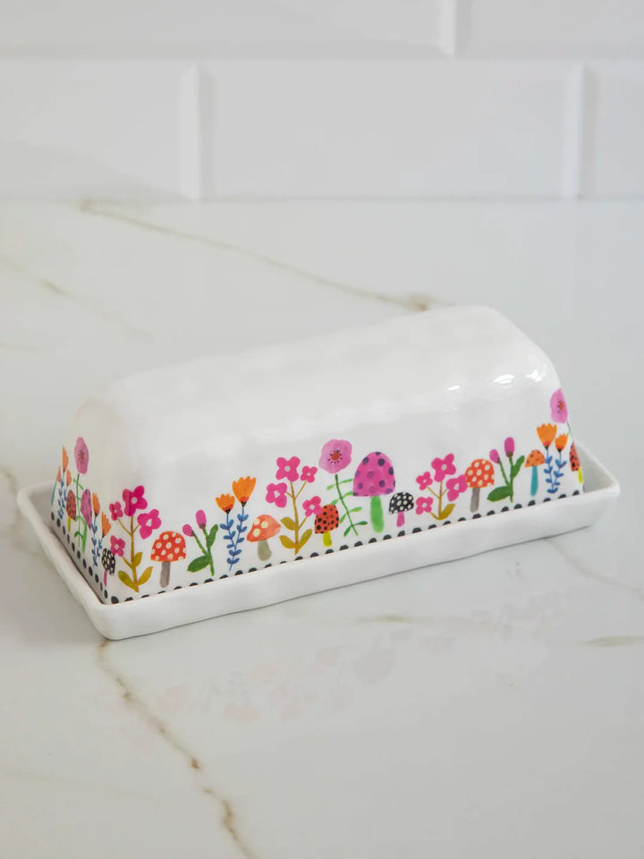 Butter Dish - Mushroom