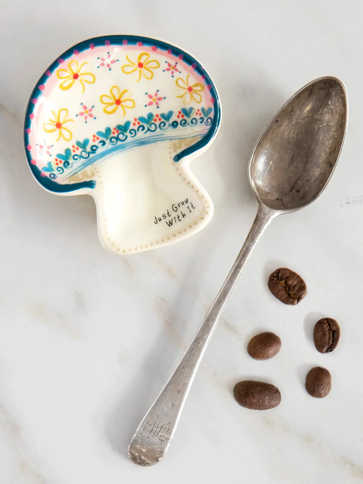 Little Spoon Rest/ Trinket Dish - Just Grow With It