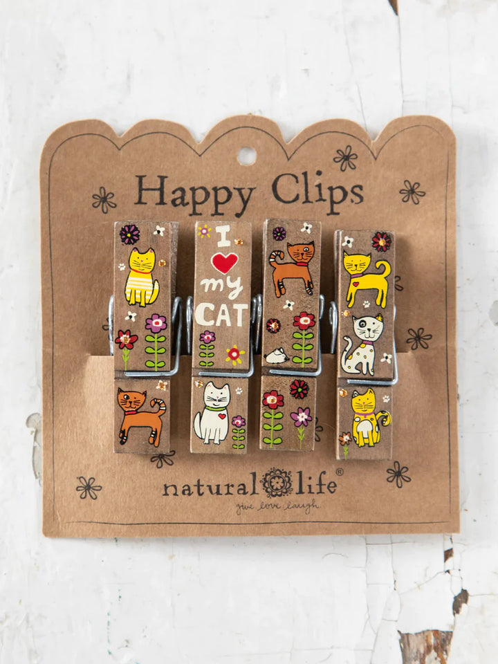 Happy Clips - Love My Cat Set/4