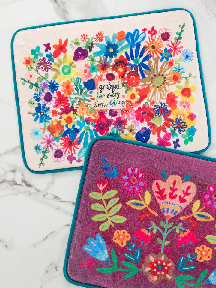 Reversible Drying Mat - Grateful