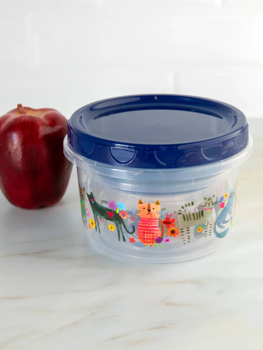 Set Of 3 Storage Containers - Cat