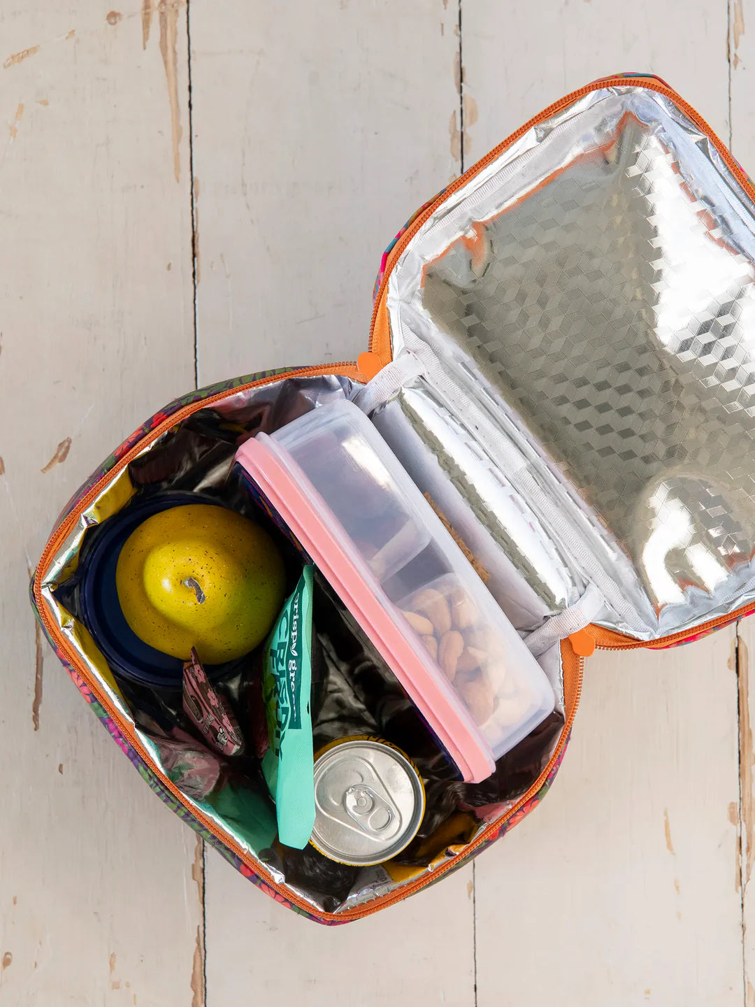 Lunch Bag Mini Cooler - Blue/Pink