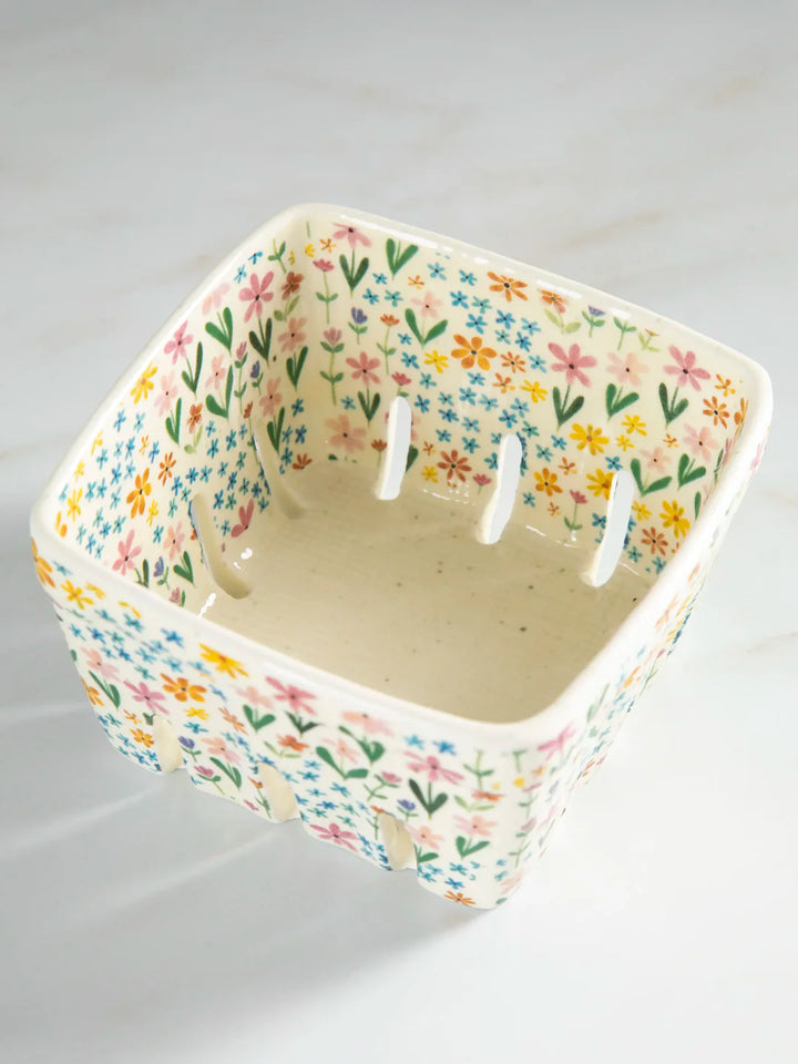 Berry Colander - Ditsy Rainbow Floral