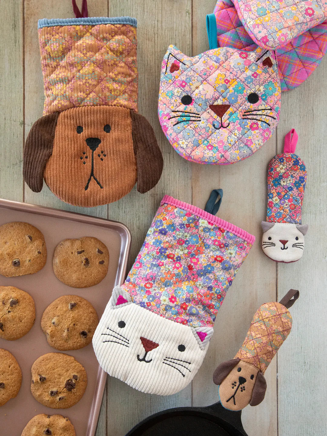 Mini MItt Set/2 - Cat