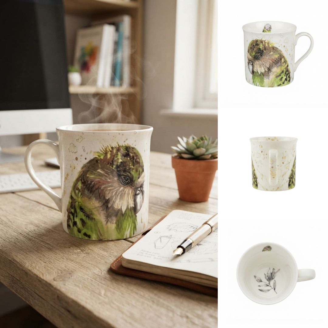 Kakapo - New Bone China Mug