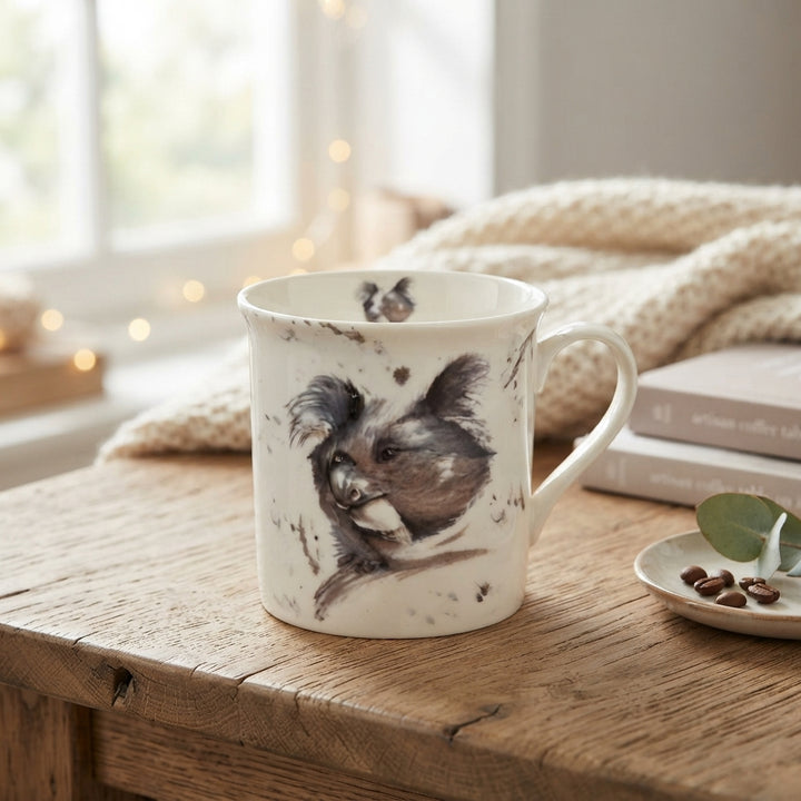 Koala Face- New Bone China Mug