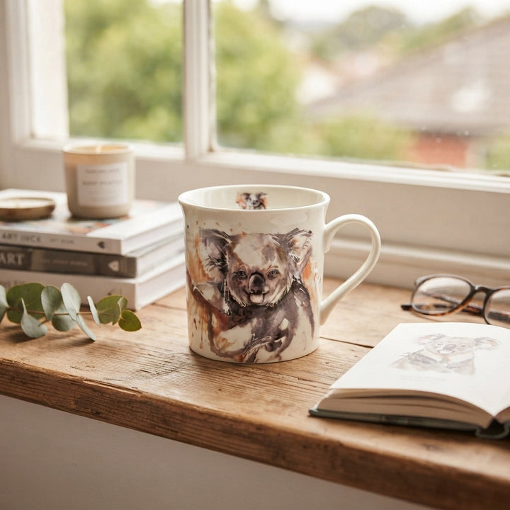 Koala Tree- New Bone China Mug
