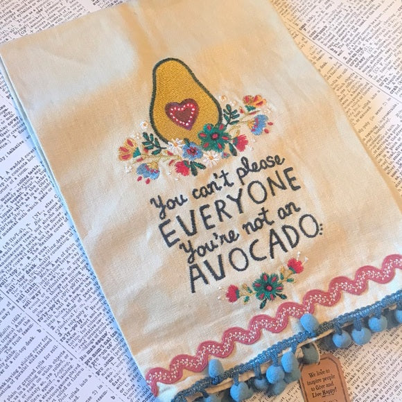 Linen Hand Towel Avocado