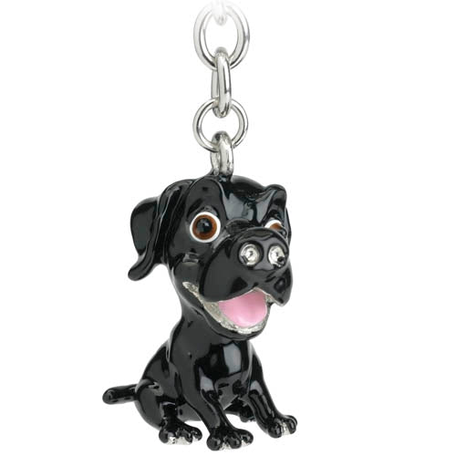 Key Ring/Bag Charm Black Labrador