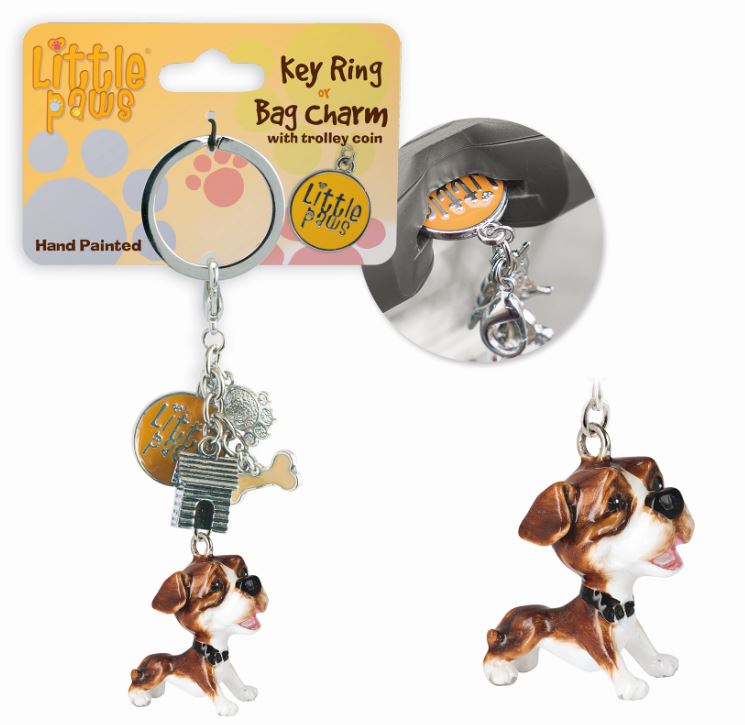 Key Ring/Bag Charm Black Labrador