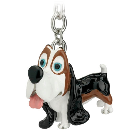 Key Ring/Bag Charm Basset