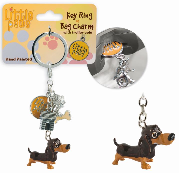 Key Ring/Bag Charm Dachshund