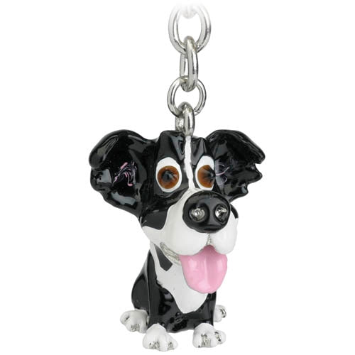 Key Ring/Bag Charm Border Collie