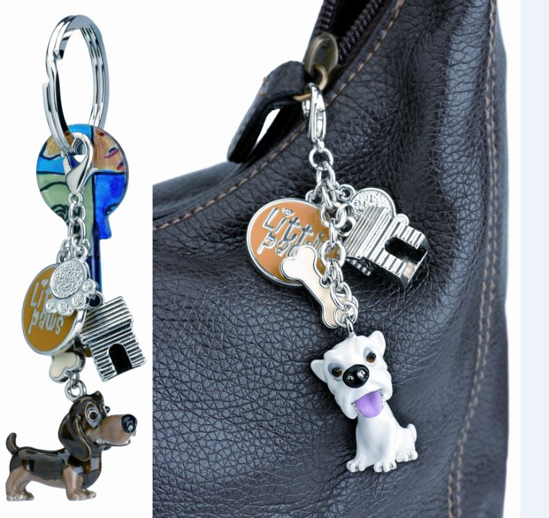 Key Ring/Bag Charm Border Collie