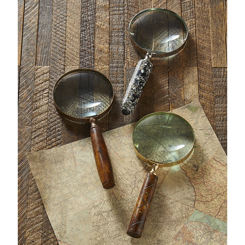 Magnifying Glass - Bone Handle