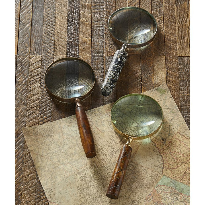 Magnifying Glass - Bone Handle