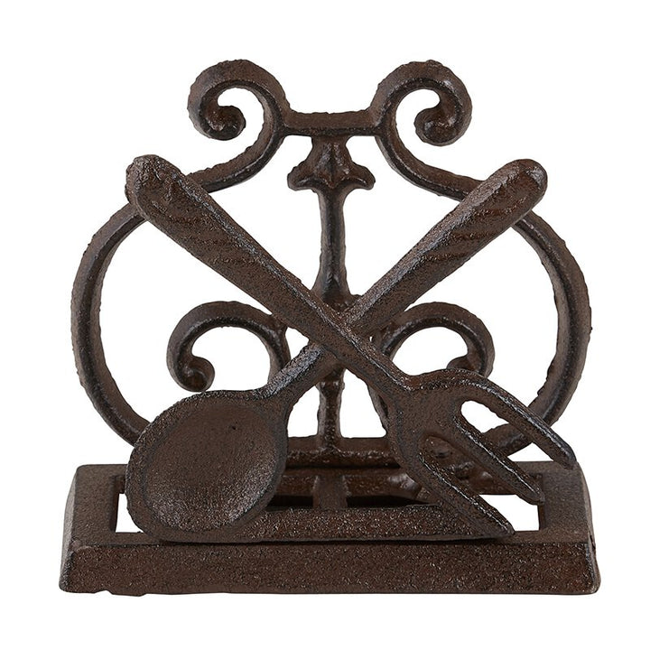 Paper Holder Spoon and Fork - Cast Iron