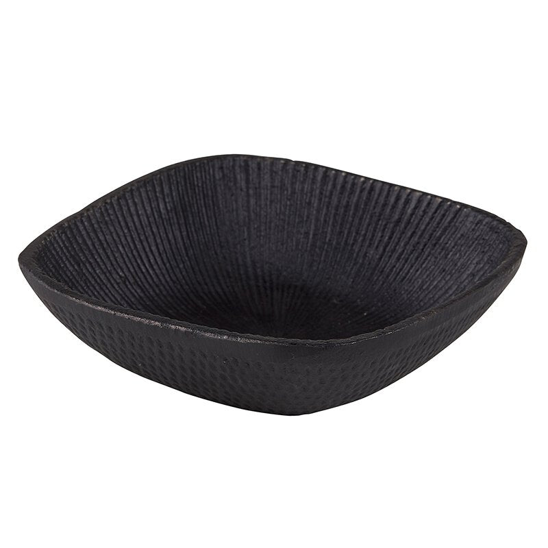 Square Bowl Ornate - Cast Iron