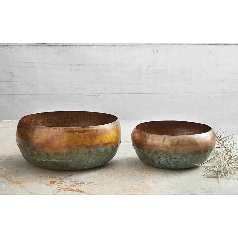 Copper Blue Pot - Small