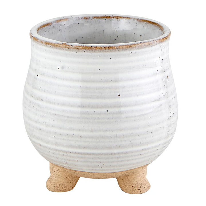 Porcelain Pot w/Legs - SML