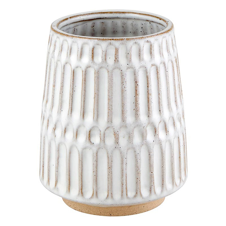 Porcelain Textured Round Pot