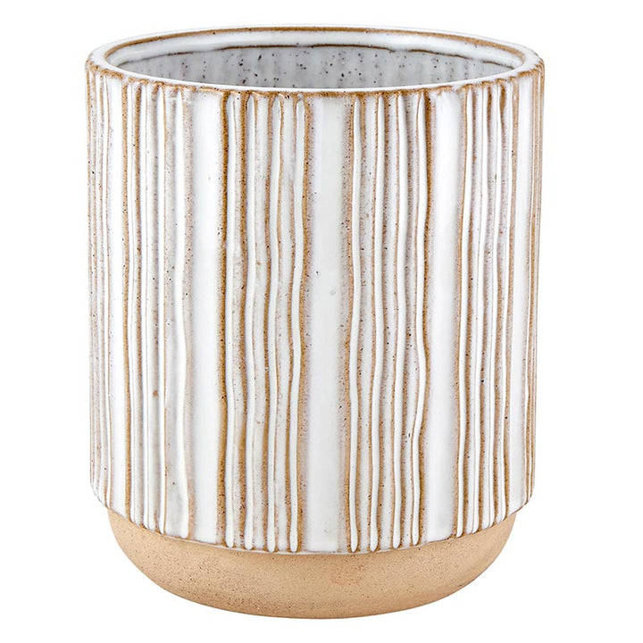 Porcelain Textured Round Pot - LGE