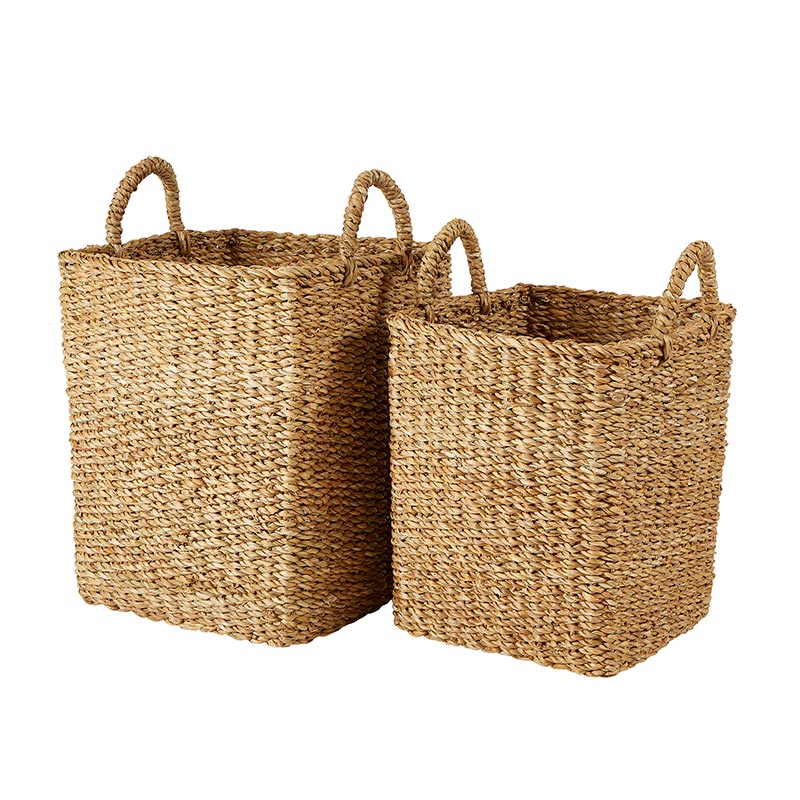 Seagrass Basket Set - Plant Tub w/Handles