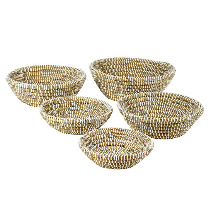 Seagrass Basket Set - Weaved Bowl