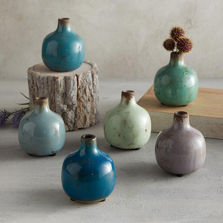 Mini Vase - Ocean Blue