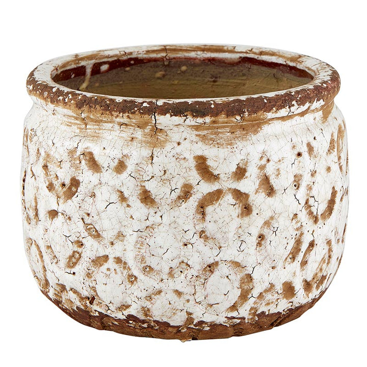 Vintage Cream Planter - LGE