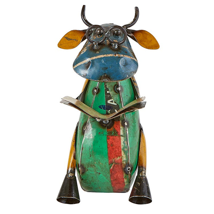 Iron Cow with Book