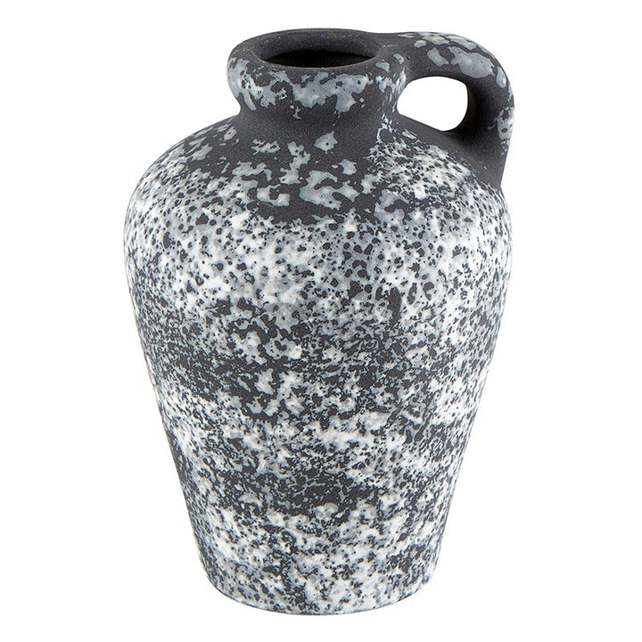 Black Vase with Handle - SML