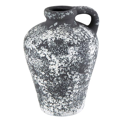 Black Vase with Handle - LGE
