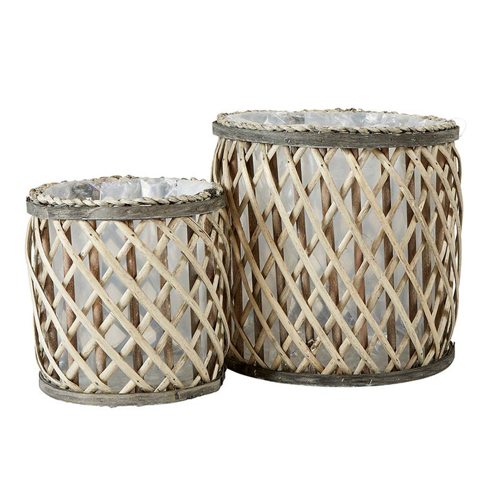 Willow Basket Set Round