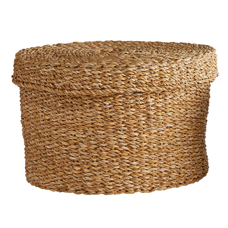 Seagrass Basket Set/3 with Lid