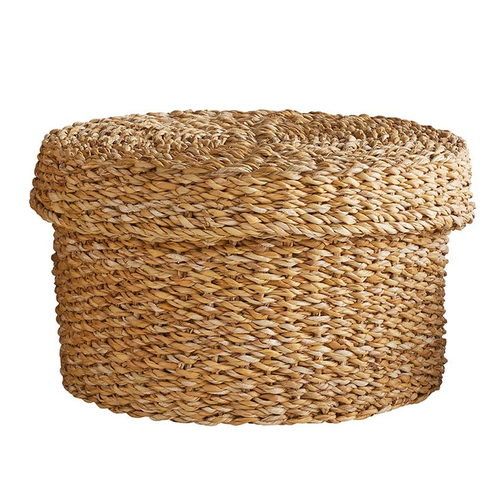 Seagrass Basket Set/3 with Lid