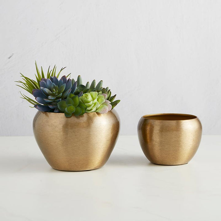 Décor Bowl Set - Matte Gold