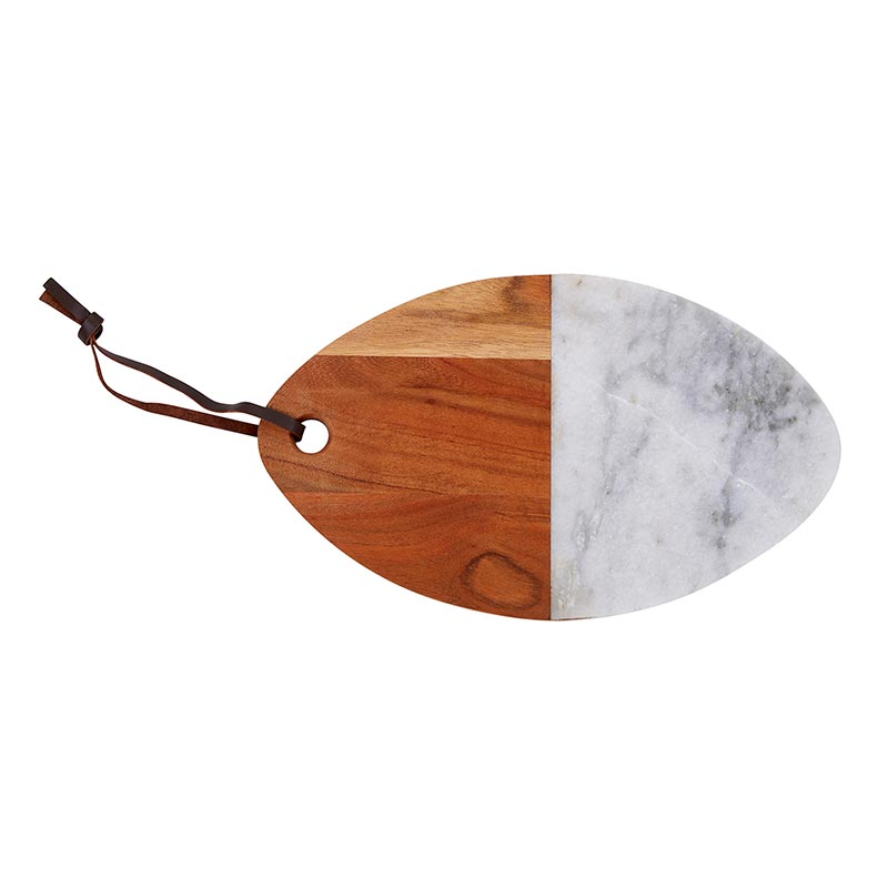 Marble & Wood Serving Tray - LGE