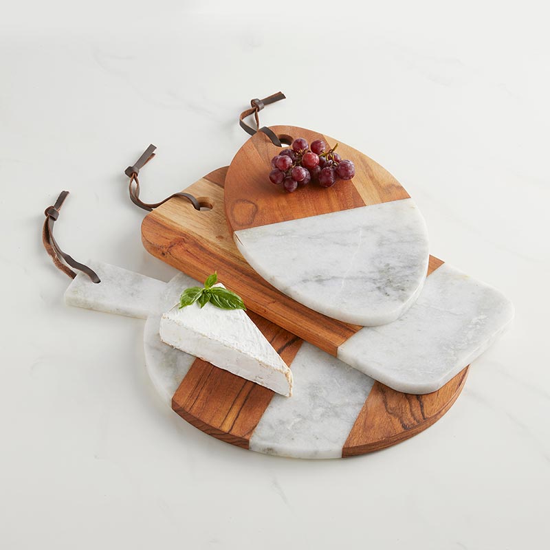 Marble & Wood Serving Tray - LGE