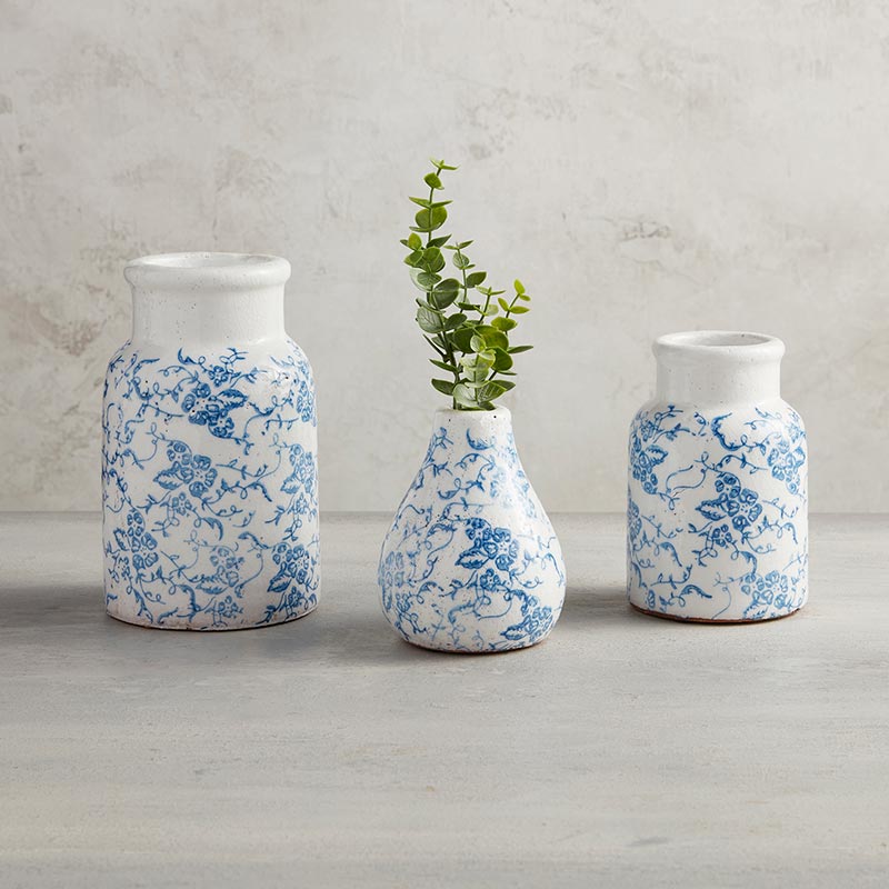 Vintage Blue Jar - LGE