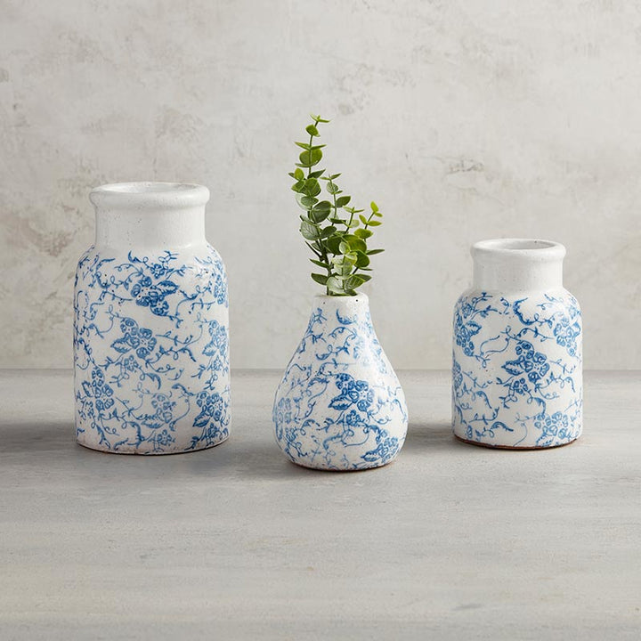 Vintage Blue Jar - LGE