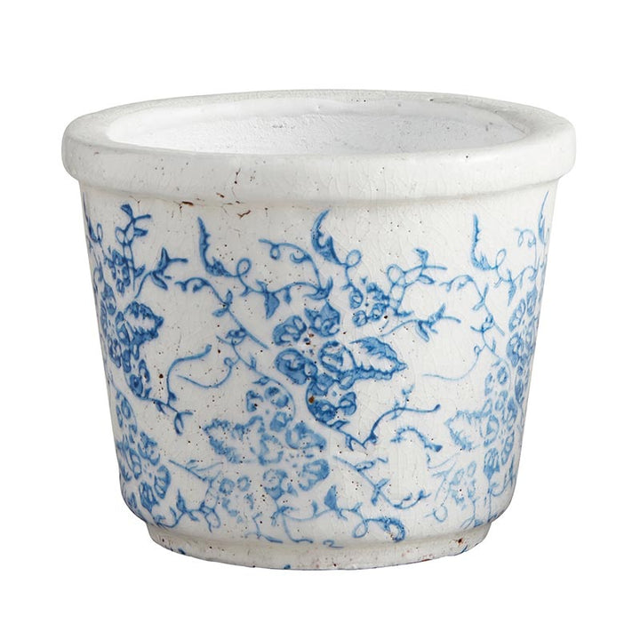 Vintage Blue Pot - SML