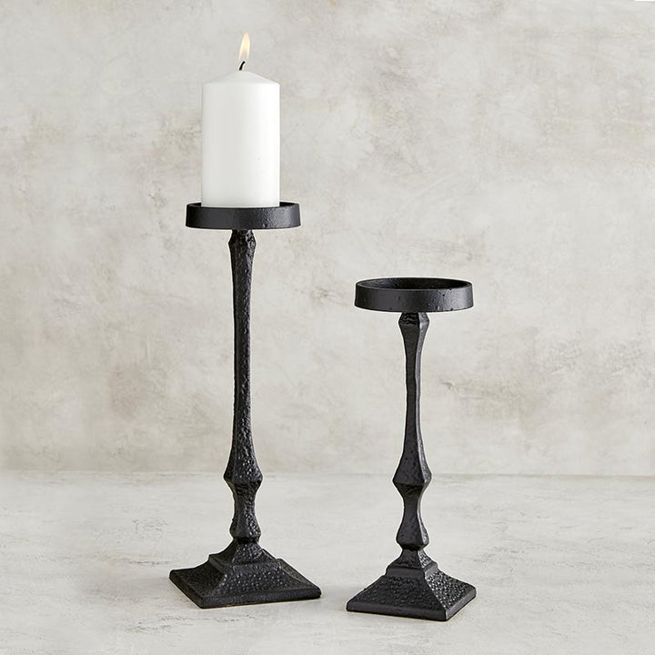 Embossed Metal Candle Holder - SML