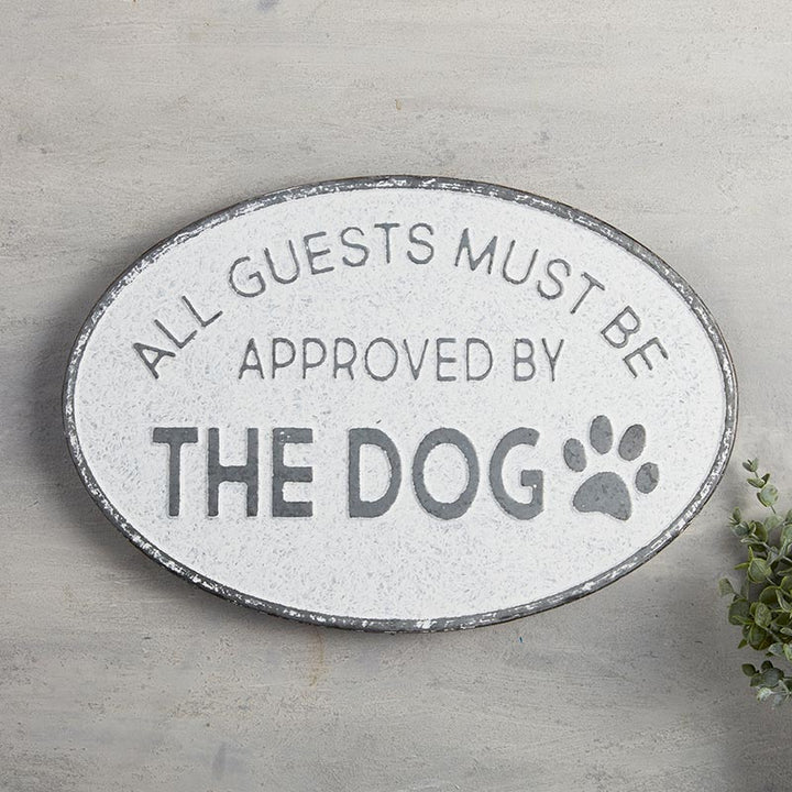 Iron Sign - Approved by the Dog