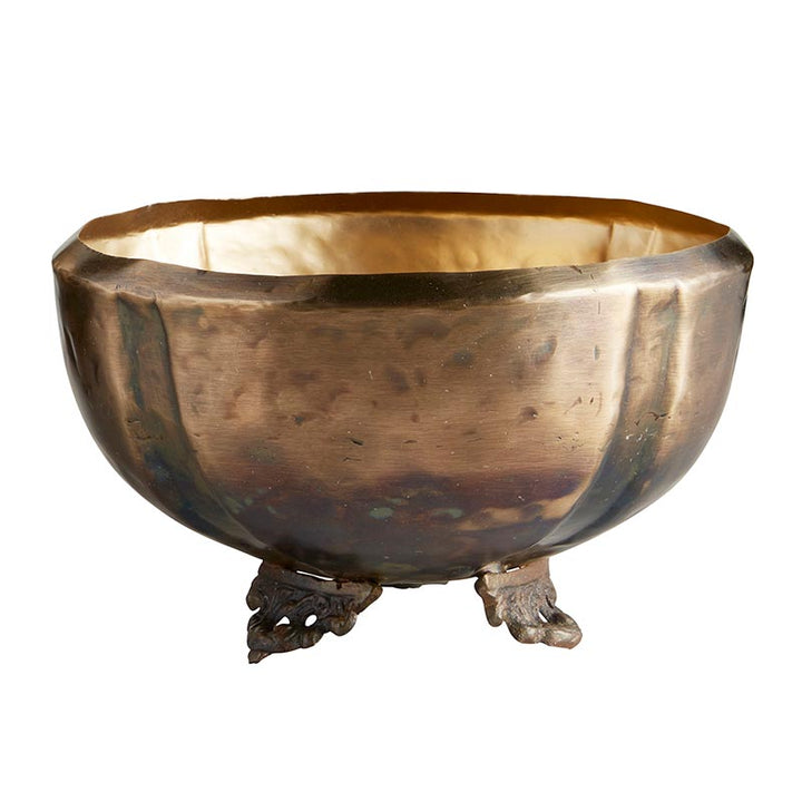 Two Tone Brass Planter - SML